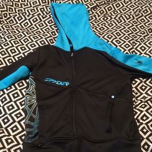 Boys Spyder zip up sweatshirt
